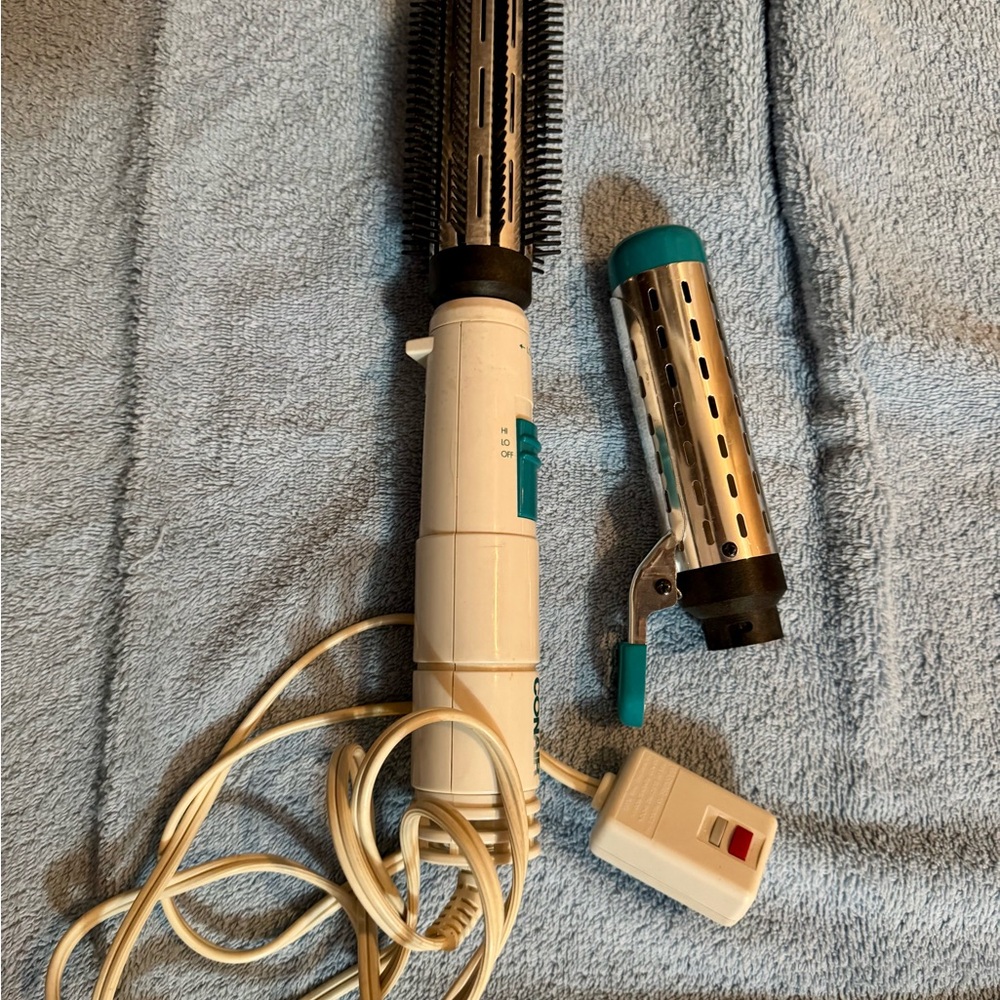 White and Silver Hair Styling Tool
